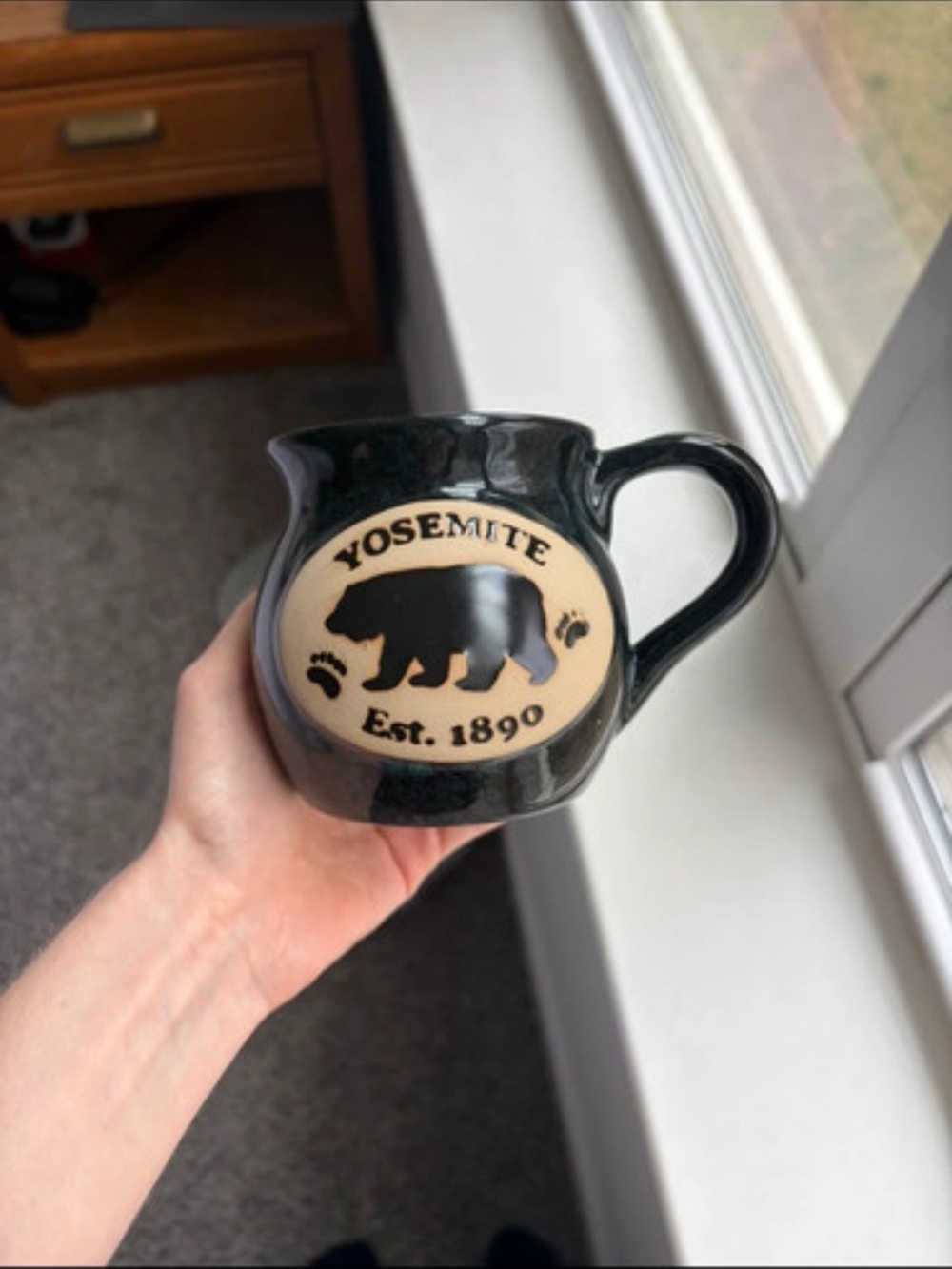 Yosemite National Park Bear Mug NPS Travel Coffee Mountain Hiking